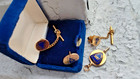 Vintage Lot Set Gold Bm Means Service Corporate Gift 2 Are 14k Gold Pins