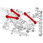Adjustable Rear Control Arm Guide Rod Camber Toe Arms For Bmw E90 E91 E92 E93