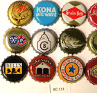 12 Different Craft   Vintage Beer Bottle Caps Leinies Kona Ahnapee Tyranena More