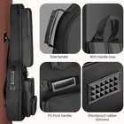 Acoustic Guitar Bag 6 Pockets 10mm Padding Water Resistant Gig Case 40-42 Inch