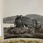 Vintage Steam Locomotive 85 Freight Train Railroad Photo 4x5 B w Gelatin Orig