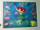 The Little Mermaid Animation Art Vintage Cartoons Walt Disney Print Litho  X1