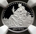 1987 Platinum Switzerland 1 10 Matterhorn Coin Ngc Proof 70 Ultra Cameo