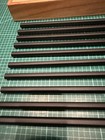 Ten Blackwing Custom Calder Black In Oil Rubbed Wood Box    brown red Erasers  
