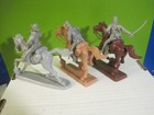 Tssd Marx Civil War Playset Confederate Rebels Horse 60mm Plastic Toy Soldier