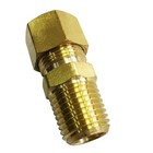 Legines Brass Compression Fitting  Male Adapter  1 8  Tube 1 8 Inch  Copper 