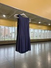 Balera Sleeveless Lyrical Dance Costume In A Dusty Purple blue Shade