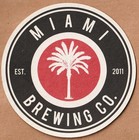 Miami Brewing Co  Beer Coaster Homestead Fl