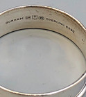 Gorham 6290 Plain Sterling Silver Round Napkin Ring 1 2      des 