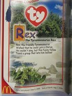 Ty Teenie Beanie Baby - Rex  The T-rex  Brand New - Still In Bubble Pack