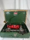 Vintage Coleman 425e Camp Stove 425e499 2 Burner Stove 1970s Original Aged Box