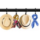 44pcs Curtain Rings With Clips Hooks 1 5 Inch Rustproof Matte Metal Stainless St