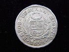 Peru 2 Reales 1828 Mi Silver H6386 World Coin Money