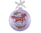 Breyer New   Arabians Glass Ornament  weathergirl Huck Bey Christmas Model Horse