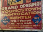 3 Doors Down Shinedown Grand Opening Youngstown Ohio Poster Signed By Shinedown
