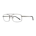 Capistrano 433 Rectangle Metal Eyeglass Frames Unisex Full Rim