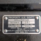Akeley Camera   Instr  Corp  Collimator 280 Col9356-0 Serial 4169323 With Case
