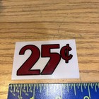Slot Machine Decals  25 Cents ba