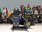 Helldivers Blue Video Game Custom Minifigure With Base For Gift 2 Inch