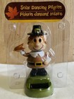 Lot Of 3 Thanksgiving Solar Dancing Figures - 2 Nip Sealed Pilgrims   1 Turkey