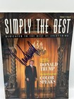 President Donald J  Trump Signed Magazine Rare    simply The Best    Full Autograph