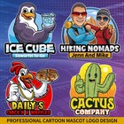 Professional Custom Logo Design   Cartoon Logo   Mascot Logo   Business Logo