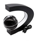 Magnetic Levitation Floating Globe 3 Inch With Led Lights C Shape World Map F   