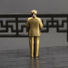 Chinese Old Antique Collection Asian Brass Chairman Mao Exquisite Statue
