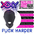 Faceless 1 Mouth Hole Spandex Full Face Mask Hood Role Play Blindfold Halloween