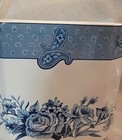 Foulard Barbara Wilson Porta Molde Paisley Flower Centerpiece Bowl 