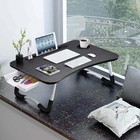Adjustable Laptop Tray Lap Desk Stand Foldable Bed Table Notebook Tray Cup Slots
