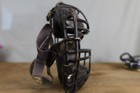 Spalding Catchers Mask Vintage Leather Padding Wire Face Mask Baseball Umpire