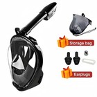 Diving Snorkel Face Mask Scuba Goggles Snorkelling Swimming Underwater Anti Fog