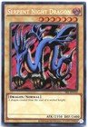 Serpent Night Dragon  srl-en - Secret Rare - Unlimited - Srl-en103 Near Mint 
