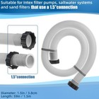 2pack For Intex 1 5  Diameter Accessory Pool Pump Replacement Hose - 59  Long