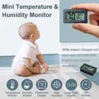 10 Packs Mini Digital Indoor Thermometer Hygrometer Temperature Humidity Meter