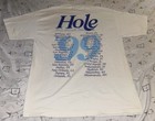 Vintage 90   s Hole Celebrity Skin Tour Shirt Super Rare With Dates Courtney Love