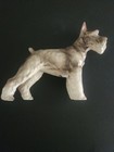 Vintage Lefton Schnauzer Terrier Porcelain Dog H80521 Japan 5 t X 7 l
