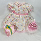 Birthday Party Dress Outfit W gift  Hat  Shoes - Set For 18  American Girl Doll