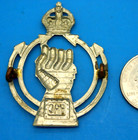 United Kingdom Royal Armoured Corps Cap   Beret    Hat Badge - Ww2 Original