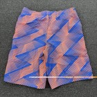 Nike Youth Swim Trunks Board Shorts Large Mash Up Breaker 8  Volley Blue Orange