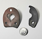 Civil War Relic Heart Copper Boot Plate  U s  Twenty-fourth Corps  22 00    6 00