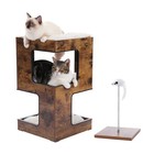 Pawz Road Cat Tree Tower Bedside Tables Condo House Bed Scratcher Furniture Toys
