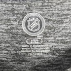 Nhl Gray Heather Short Sleeve Tee With Logo