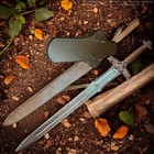 Conan The Barbarian Atlantean Sword Replica With Sheath   Plaque Premium Gift