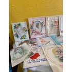 30s 40s Lot Of Used Birthday Cards  Scrapbooking  Vintage Paper Ephemera Kitschy