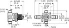 Pfister 0x8-340a Pressure Balance Shower Valve W  Stops  1 2  Inlets  Open Box