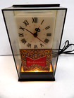 Vintage Budweiser Beer Counter Electric Clock  Lighted Works