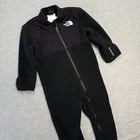 The North Face Baby Denali One Piece Body Suit 12-18 Month Black Polartec Fleece