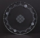 Cake Stand 16 d 4 25 hi 24-crystal Bead Hanger 4 Legs Laser Etched Free Shipping